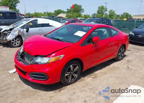 2014 Honda Civic Ex из США, поврежденный, VIN 2HGFG3B80EH521198